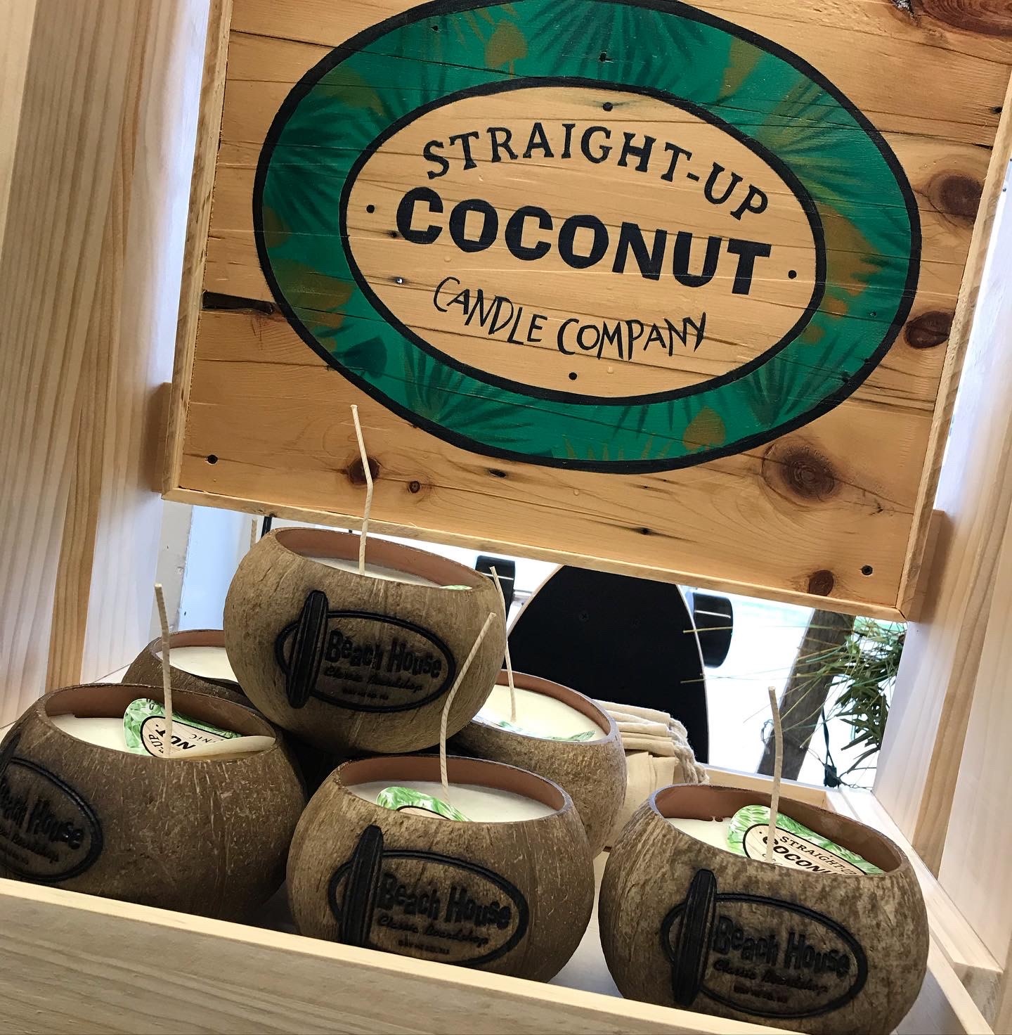 STRAIGHT UP COCONUT CANDLES -COCONUT