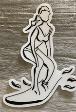 SURFER GIRL STICKER