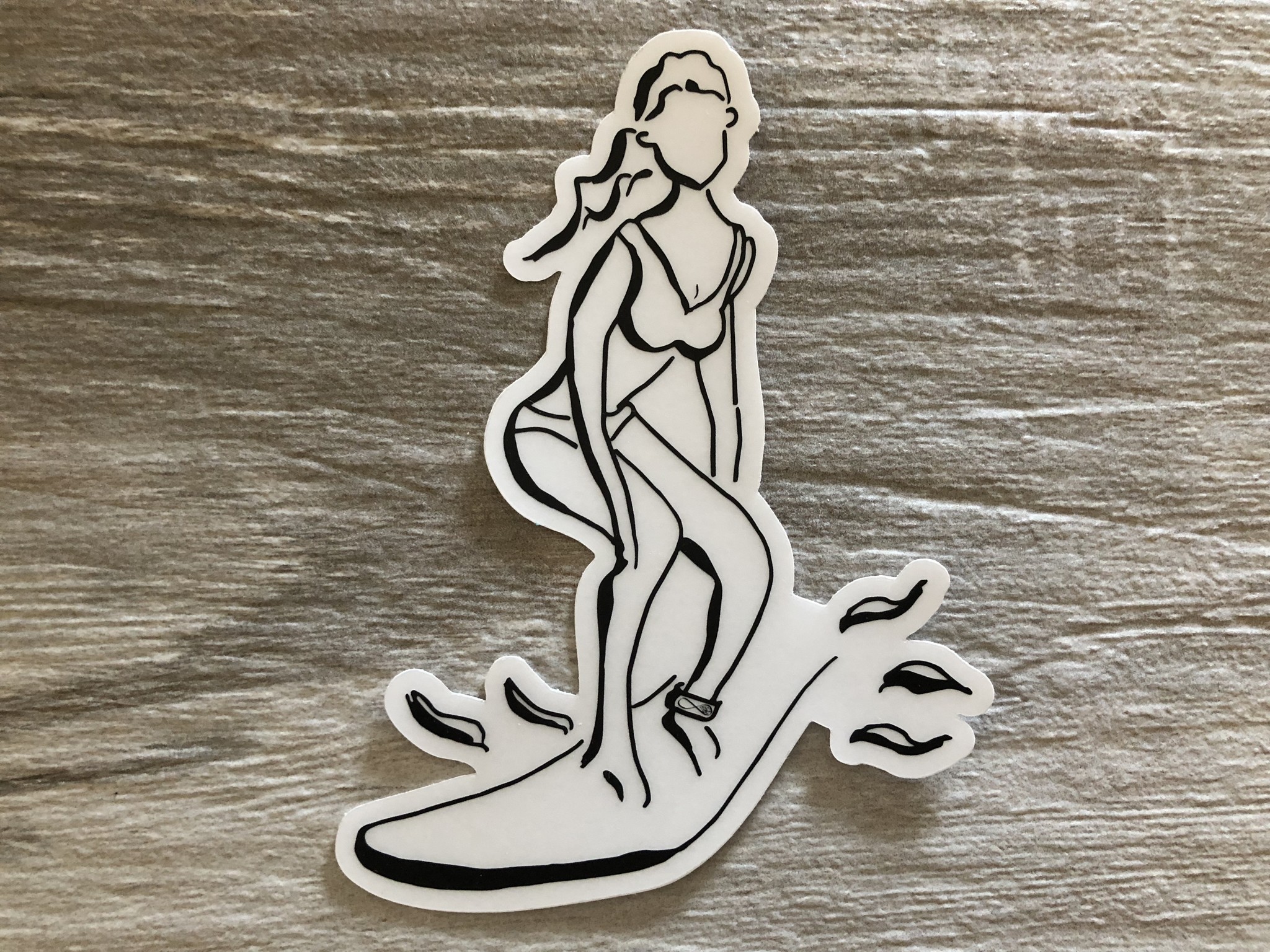 SURFER GIRL STICKER