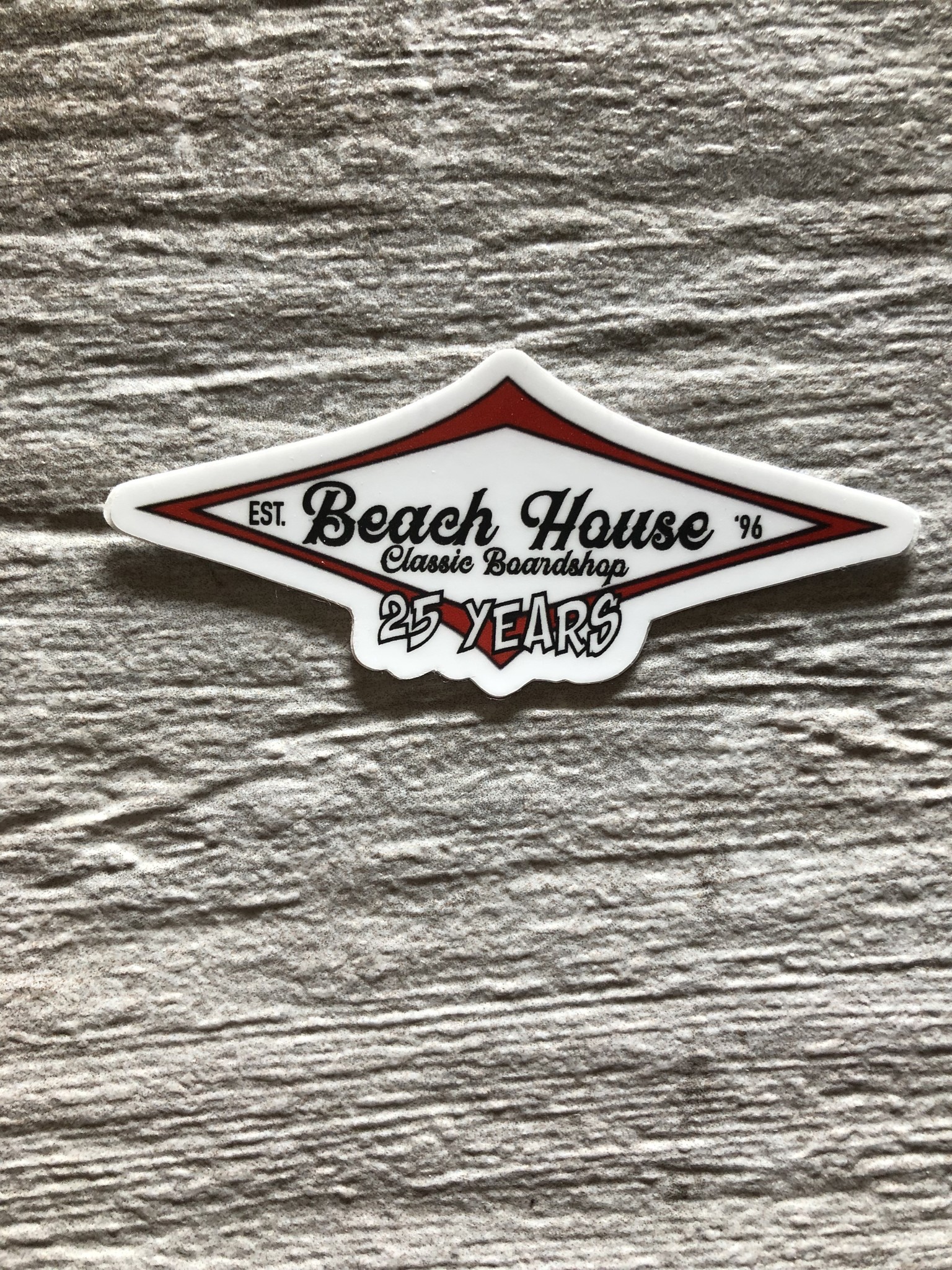 BEACH HOUSE 25TH ANNIVERSARY STICKER- SMALL