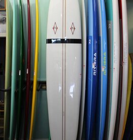 Hap Jacobs 9'6" Hap Jacobs Traditional 422 - Surfboard - White w/ Black Comp Band