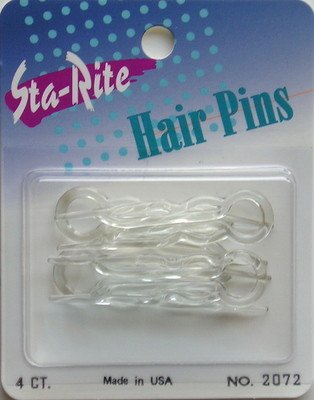 Plastic Hair Clear Pins Dance Gear Etc