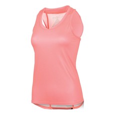 SHEBEEST EASY V TANK, GINGHAM FLAMINGO