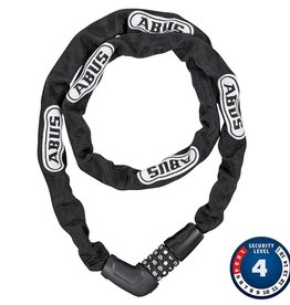 Abus Abus, Steel-O-Chain 5805C Chain with combination lock, 5mm x 110cm (5mm x 3.6'), Black