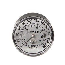 Lezyne Lezyne, Floor Pumps Gauge, 2.5'', 220psi, gauge only