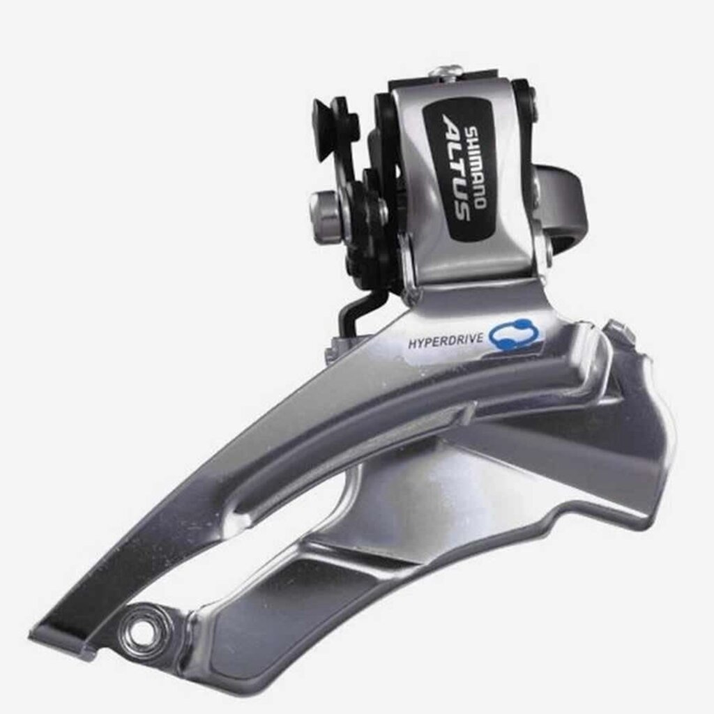 Shimano Shiman, Altus FD-M313, Frnt derailleur, 3x7/8sp., Dwn swing, Dual pull, Multi clamp, Fr 42/48T