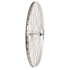 Handbuilt Wheels FR, 26'', Alex DM-18, Slvr / FM-21-F Silver, 36 Stnless Spokes, Nutted Axle, Rim Brake, Wheel