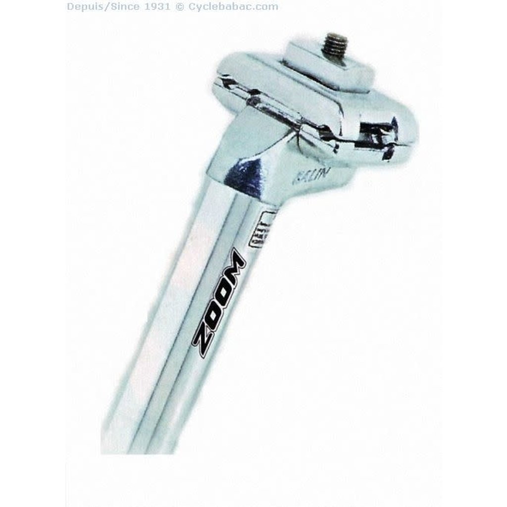 Seatpost, 27.2x400, silver, alloy