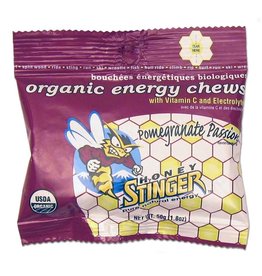 Honey Stinger Honey Stinger, Organic Energy Chews, Bx f 12 x 50g, Pmegranate