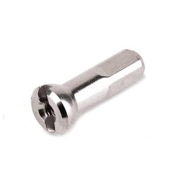 Sapim Sapim, Polyax Brass, Nipples, Silver, 2mm, (14G), 12mm, Bag of 100