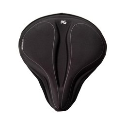 Megasoft MEGASOFT, CRUISER GEL SADDLE Cover, Seat Cover, 269 x 279mm, Black