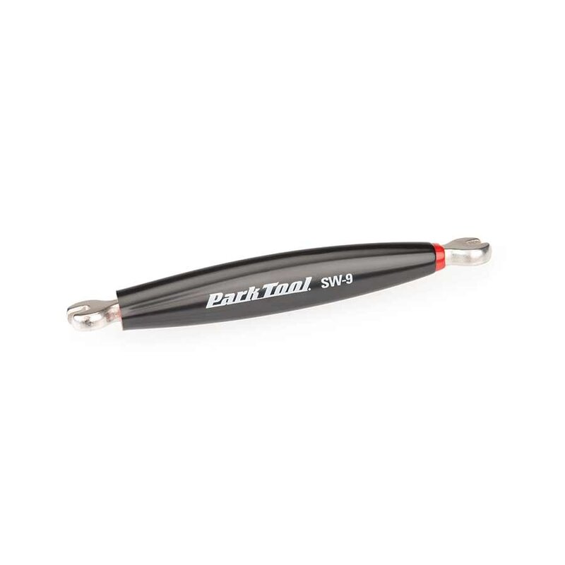 Park Tool Park Tool, SW-9, Spoke wrench, 0 ( .127"/3.23mm) and 2 (.136"/3.45mm)