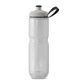 Polar Polar, Sport Insulated 24oz, Water Bottle, 710ml / 24oz, White/Silver