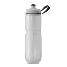 Polar *Polar, Sport Insulated 24oz, Water Bottle, 710ml / 24oz, White/Silver