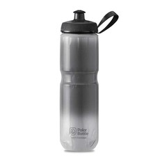 Polar Polar, Sport Insulated 24oz, water Bottle, 710ml/24oz, Charcoal/Silver