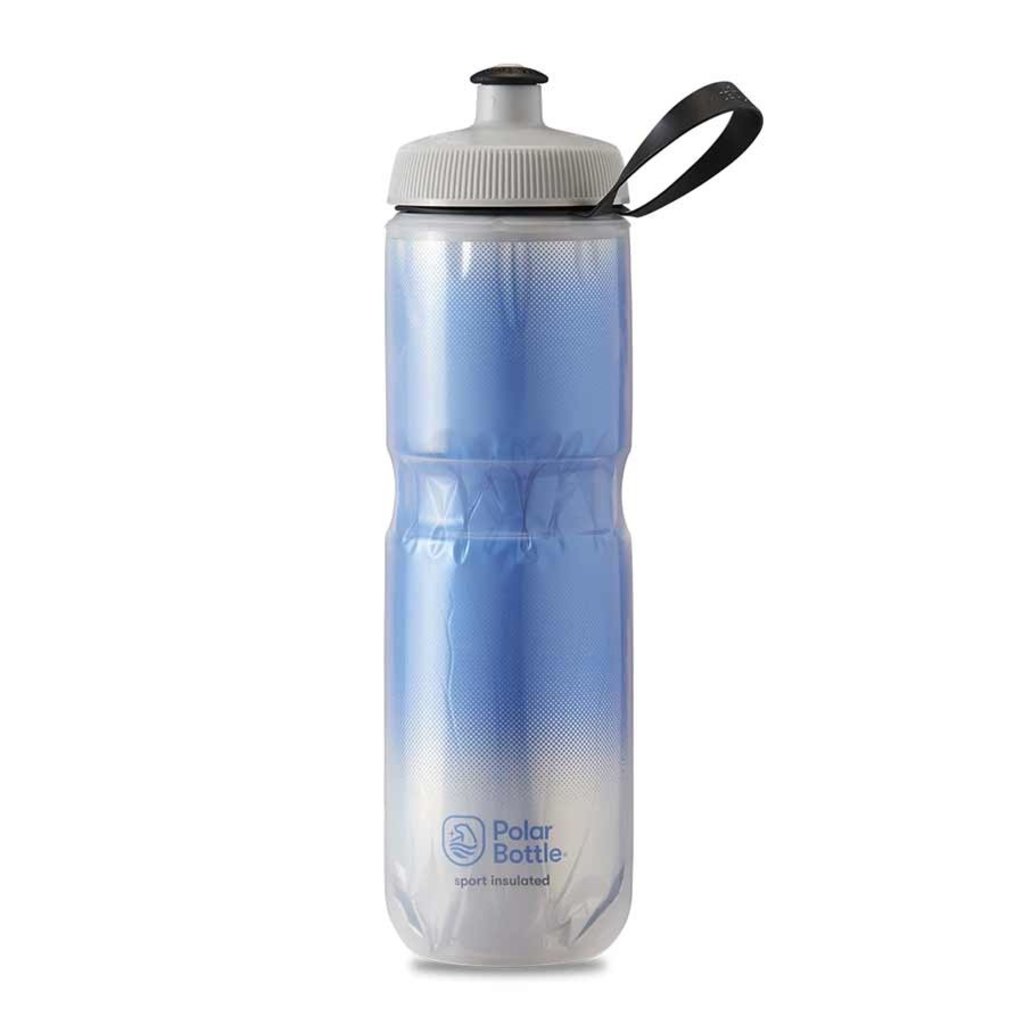 Polar Polar, Sport Insulated 24oz, Water Bottle, 710ml / 24oz, Royal Blue/Silver