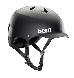 Bern Bern, Watts, Helmet, Matte Black, SM