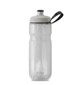 Polar Polar, Sport Insulated 20oz, water Bottle, 591ml/20oz, White/Silver