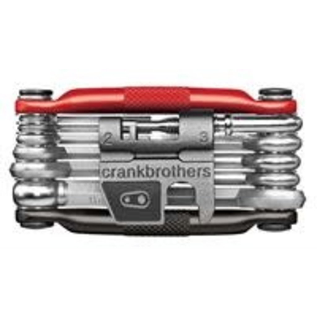 Crank Brothers Crankbrothers M Series Multi Tool, M17, Black & Red