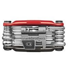 Crank Brothers Crankbrothers M Series Multi Tool, M17, Black & Red