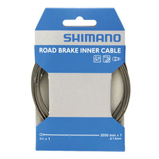 Shimano BRAKE CABLE, SHIMANO, Stainless, Road, 1.6 x 2050mm, Unit