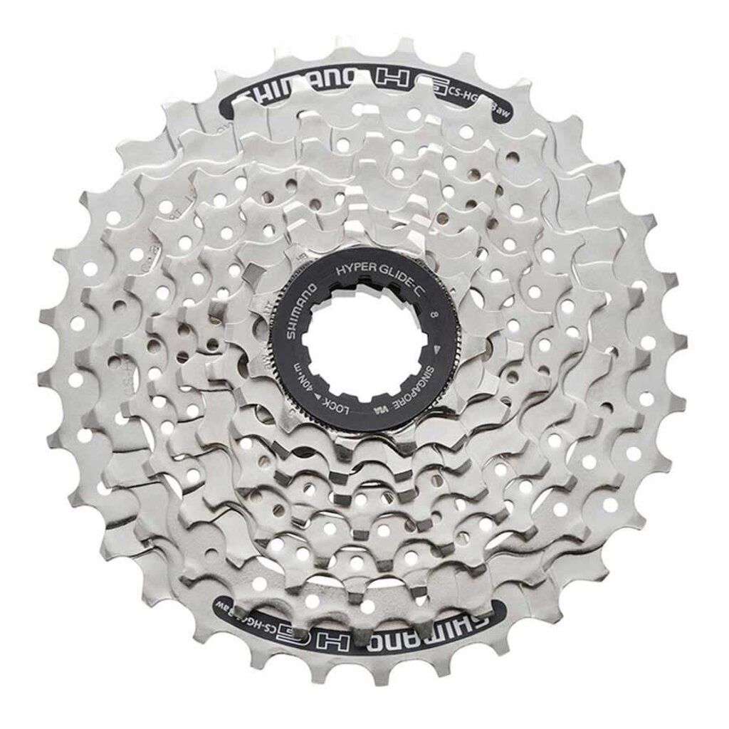 Shimano Shiman, CS-HG41, 8sp. cassette, 11-30T, 11-13-15-17-20-23-26-30