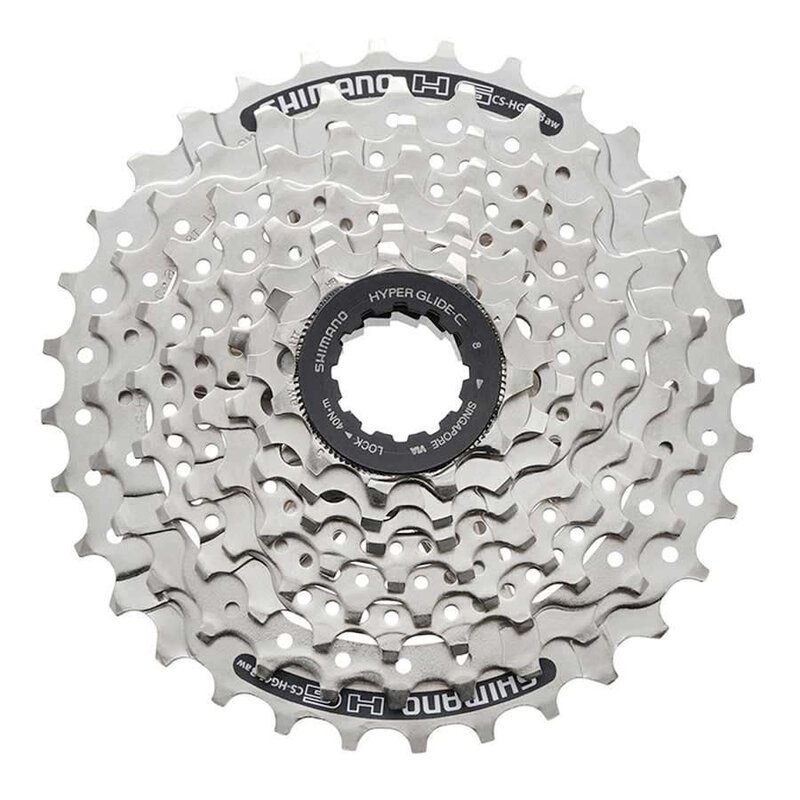Shimano Shiman, CS-HG41, 8sp. cassette, 11-30T, 11-13-15-17-20-23-26-30