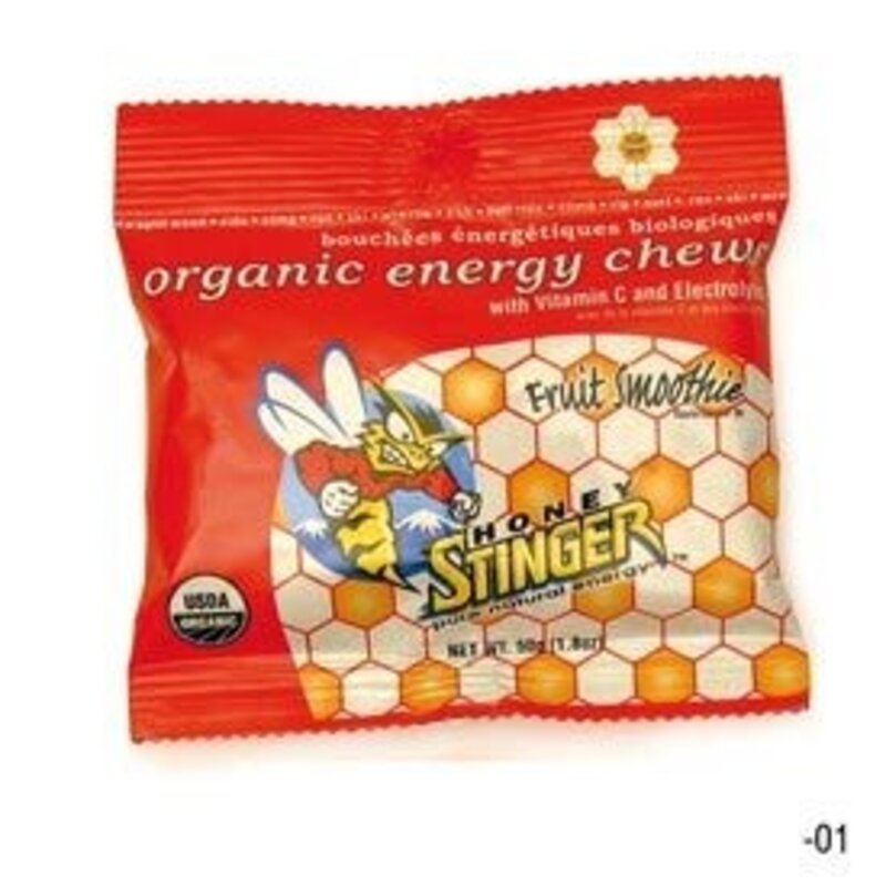 Honey Stinger Honey Stinger, Organic Energy Chews, Box of 12 x 50g, Cherry Blossoms