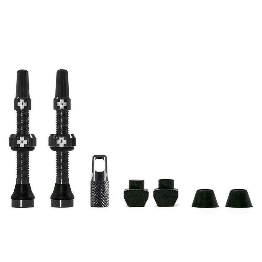 Muc-Off Muc-Off, Tubeless Valve, Presta, 44mm, Black, Pair