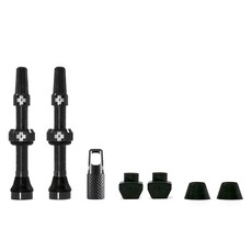 Muc-Off Muc-Off, Tubeless Valve, Presta, 44mm, Black, Pair
