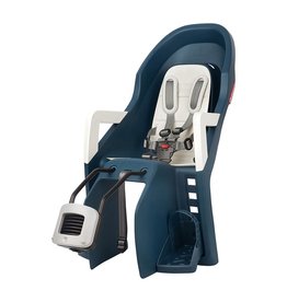 Polisport *Polisport, Guppy Maxi + FF, Baby Seat, Rear Mounting, On frame, Jeans/Cream, Blue