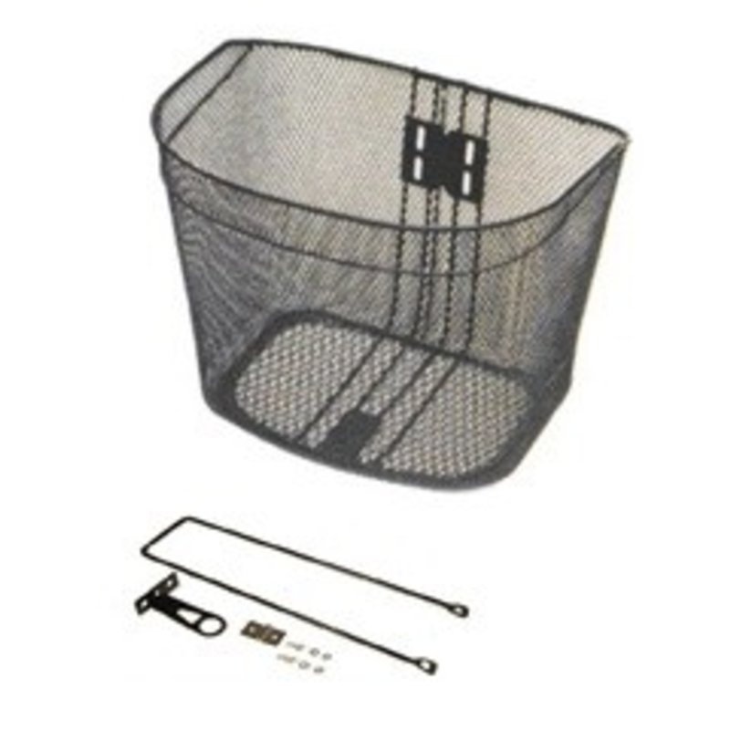 FRONT STEEL BASKET IMAGE- BLACK