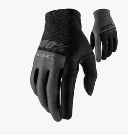 100% 100% CELIUM Glove Black/Silver