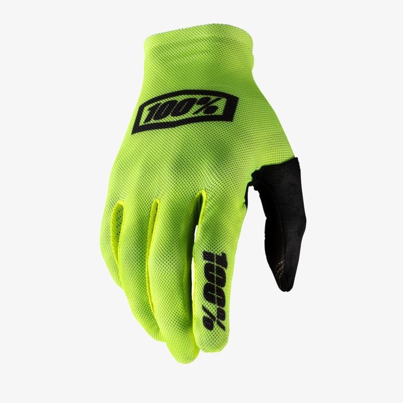 100% 100% CELIUM Glove Fluo Yellow/Black