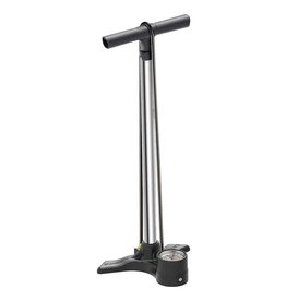 Lezyne Lezyne, Macro Floor Drive 2.5", Floor Pump, ABS-1 Pro Chuck, 220psi, Silver