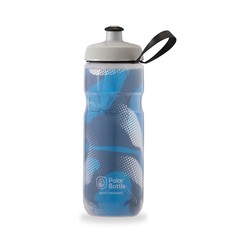 Polar Bottle, Sport Insulated 20oz, Water Bottle, 591ml / 20oz, Blue/Silver