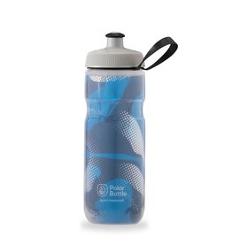 Polar Bottle, Sport Insulated 20oz, Water Bottle, 591ml / 20oz, Blue/Silver