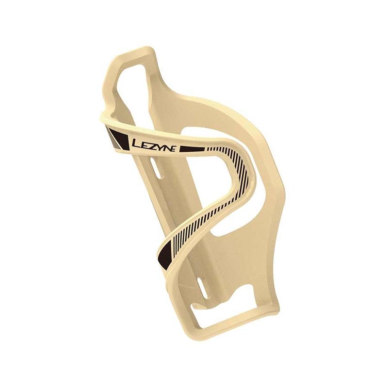 Lezyne Lezyne, Flow Side Load, Bottle Cage, Composite, Right, Matte Tan, 48g