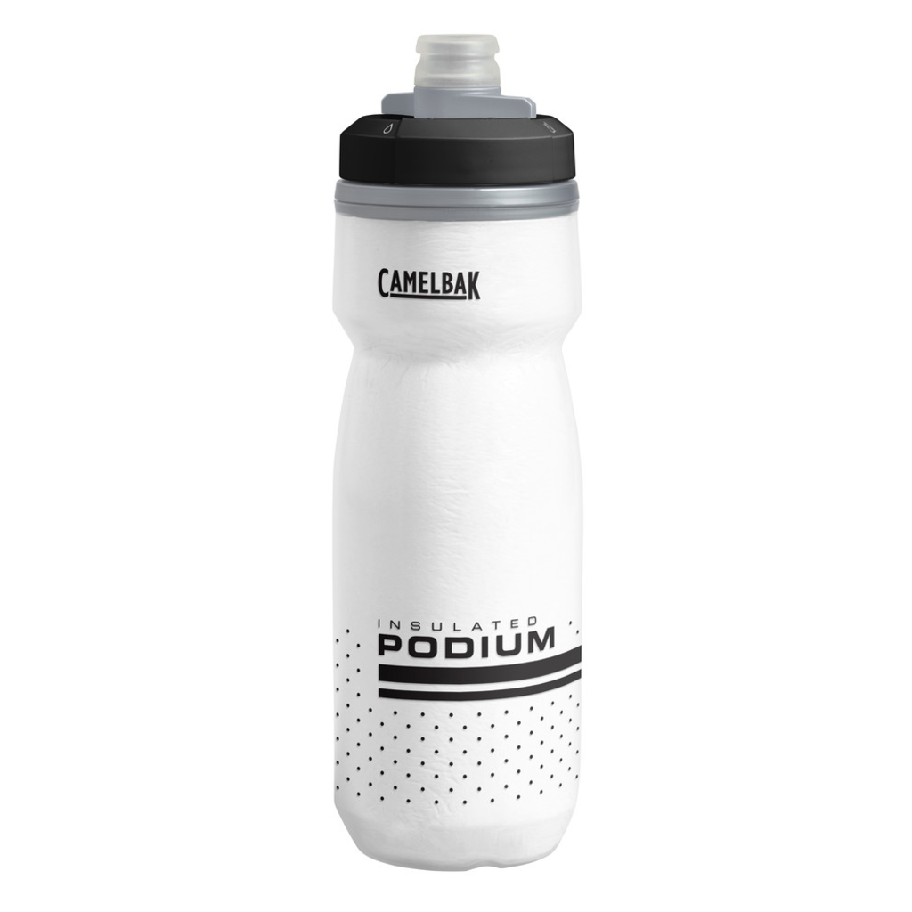 CAMELBAK BOTTLES Camelbak Podium Chill Water Bottle White/Black 21 OZ