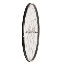 Wheel Shp, Rear 700C Wheel, 36H Black Ally Dble Wall Ev E Tur 19/ Silver FM-31 QR FW Rim, Hub, Stainless Spkes