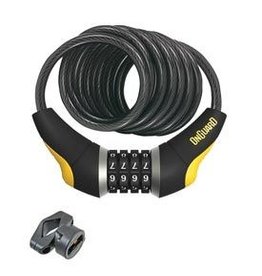Onguard OnGuard, Dberman 8031, Coil cable with cmbinatin lock, 12mm x 185cm (12mm x 6')