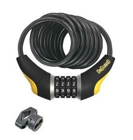 Onguard DOBERMAN ONGUARD 8030, Coil cable with combination lock, 15mm x 185cm, LOCK,