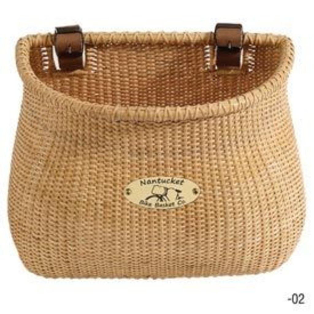 Nantucket Bike Basket Nantucket, Ligthship, Classic Basket, 12''x7.5''x9'', Natural