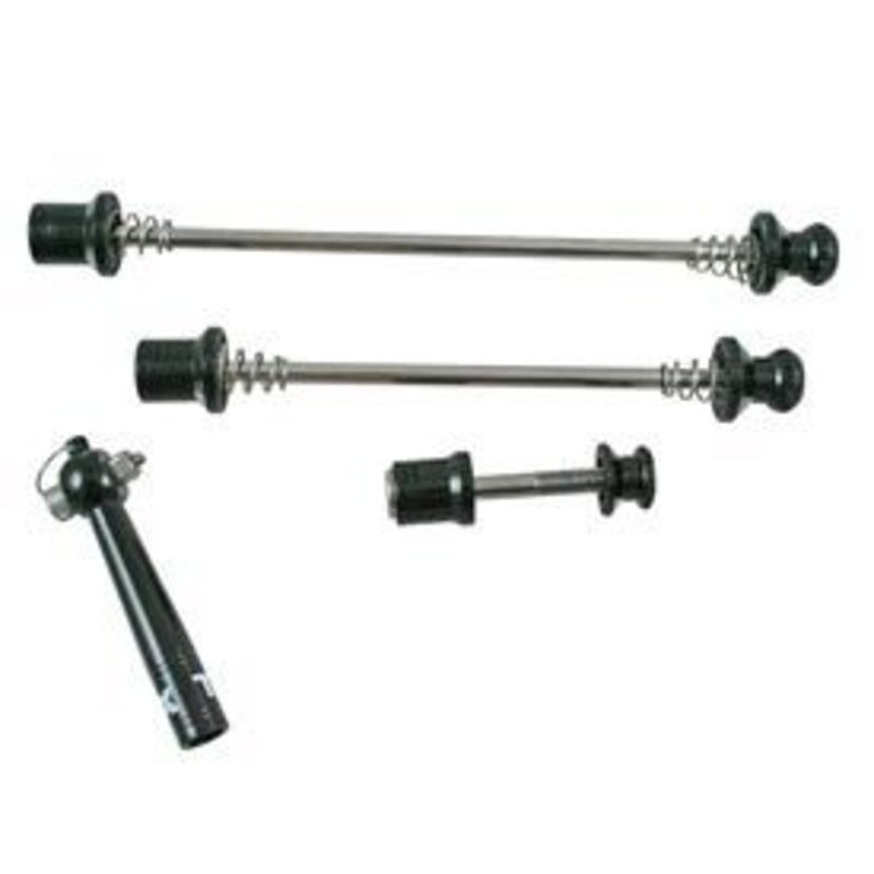 Evo EV, Anti-theft quick release skewer Set, 3 pieces, Black