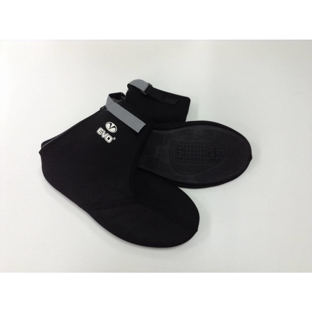 Evo * SHOE COVERS, Neoprene With Rubber Soles, Evo, Black, L, MSRP $44.99