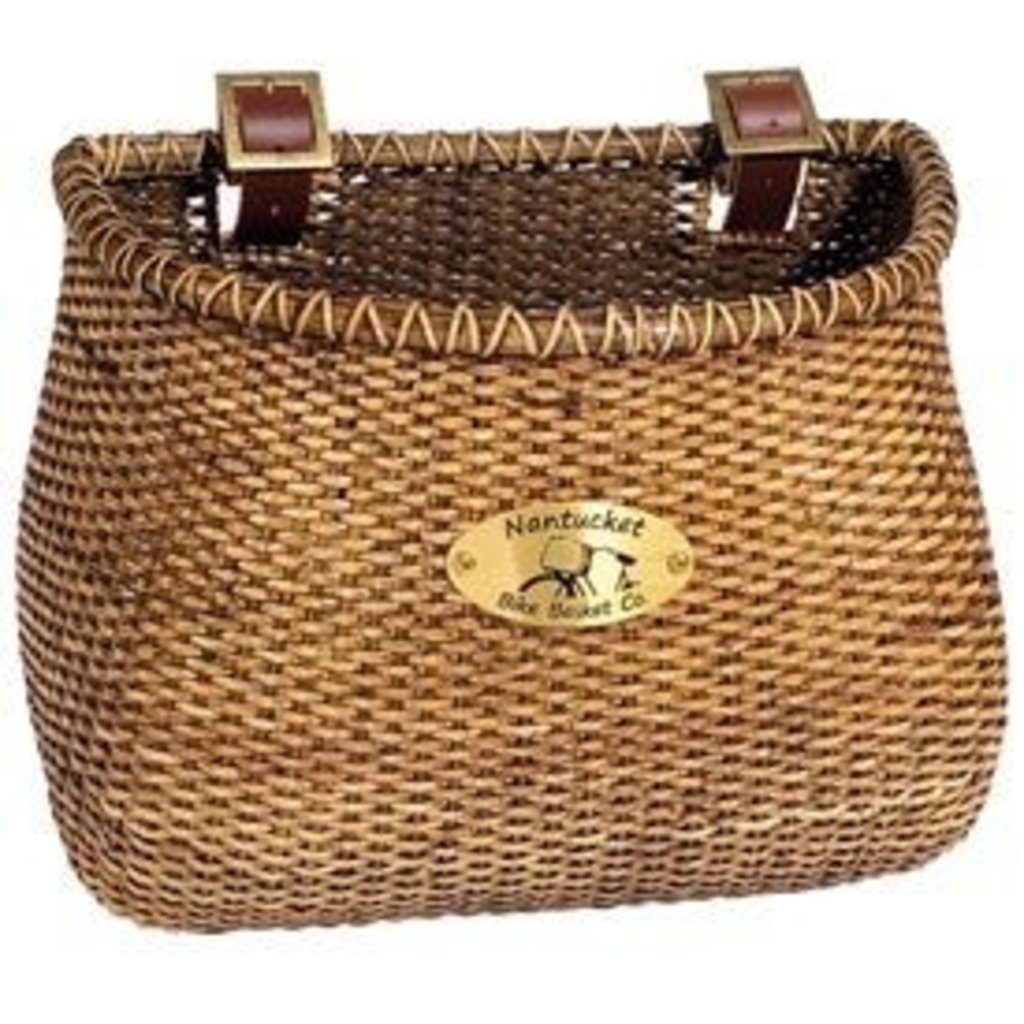 Nantucket Bike Basket Nantucket, Lightship, Classic Basket, 12''X7.5''X9'', Stained