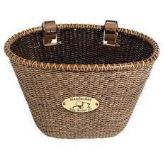 Nantucket Bike Basket Nantucket, Ligthship, val basket, 14''x10''x8.5'', Stained