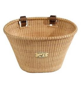 Nantucket Bike Basket *Nantucket, Ligthship, Oval basket, 14''x10''x8.5'', Natural
