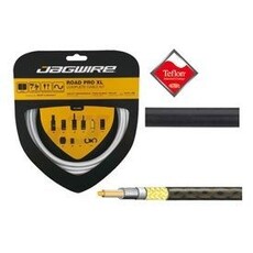 Jagwire * Jagwire, Road Pro XL, Complete brake/derailleur cable & housing kit, Road (SRAM/Shimano), Black