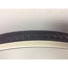 Schwalbe * SCHWALBE, HS159, 26x1-3/8 650 (37-584), Wire, SBC, KevlarGuard, 50TPI, 35-65PSI, 580g, White wall, TIRE,